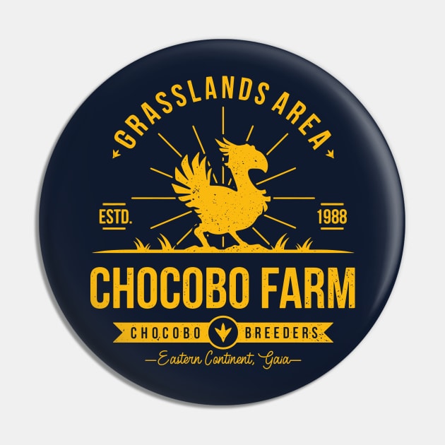 Chocobo Farm Pin by Alundrart