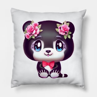 Cute kawaii panda bear Pillow