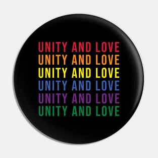 Unity and love Pin