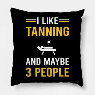 3 People Tanning Pillow