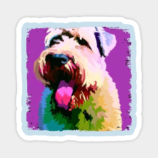 Soft Coated Wheaten Terrier Pop Art - Dog Lover Gifts Magnet