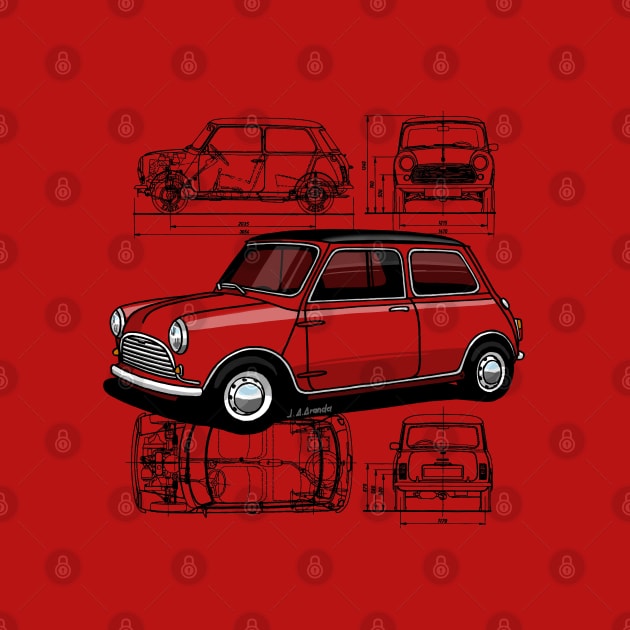 The iconic british classic small car that changed the world by jaagdesign