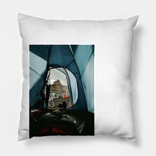 Camping Images Pillow