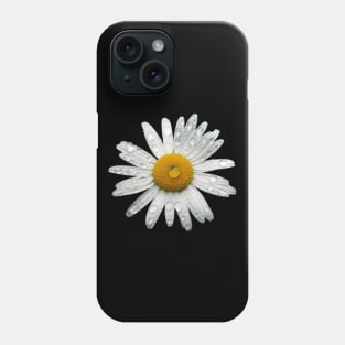White daisy in the rain Phone Case
