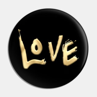 Gold Love Pin