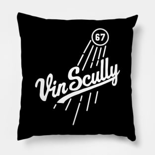 Vin Scully Microphone Pillow