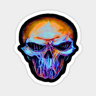 Deadly Silence flesh blue Magnet