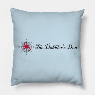 The Dabbler's Den w/ Logo Pillow