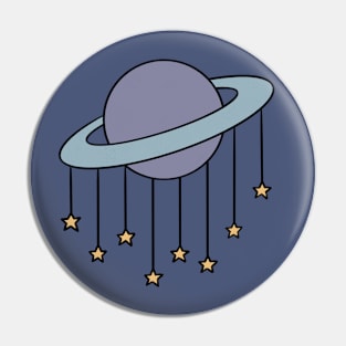 Planet Mobile - Purple and Blue Pin