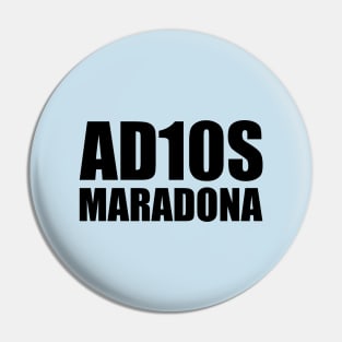 Adios Maradona Pin