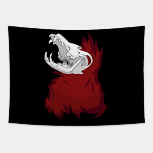 Dog Scull Tapestry