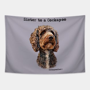 Cockapoo Dog Sister Tapestry