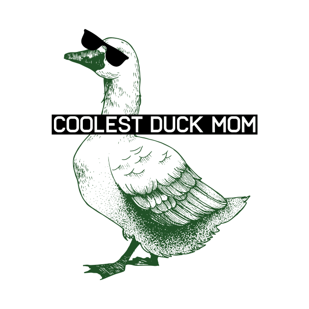 Coolest duck mom mama duck swaggy by Los Babyos