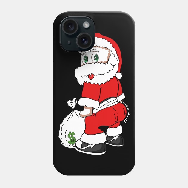 cute santa Phone Case by crackdesign