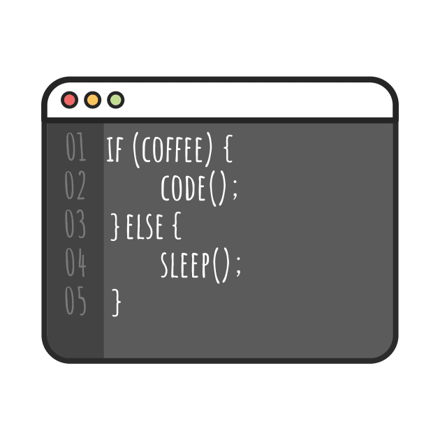 Developer if coffee by maxcode