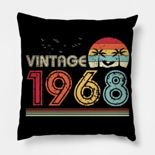 Vintage 1968 Limited Edition 53rd Birthday Gift 53 Years Old Pillow