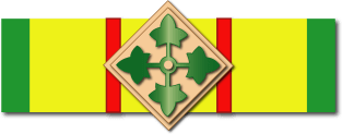 Vietnam - VCM - 4th Infantry Division Magnet