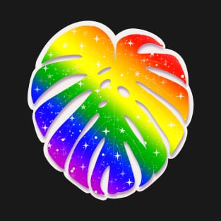 Monstera Pride Flag For Plant Lovers T-Shirt