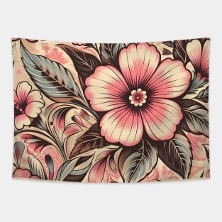 Pink Flowers Tapestry