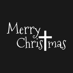 Merry Christmas Jesus Christ Cross T-Shirt