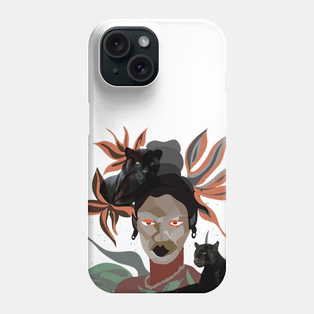 Jungle beauty Phone Case by ROCOCO DESIGNS