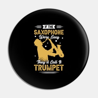 Saxophone Sax Player Saxophonist Gift Pin