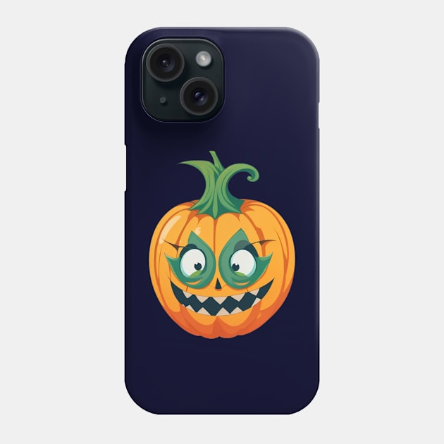 A Scary Halloween Boo Pumpkin Phone Case by halazidan