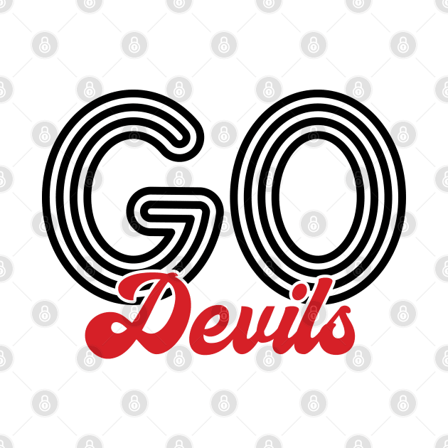 Go Devils - footbal by Zedeldesign