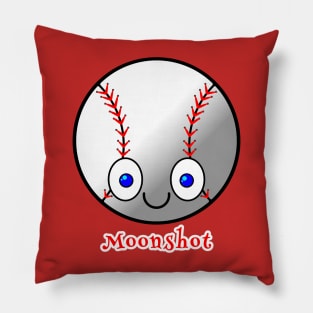 Moonshot Smiling Baseball Pillow