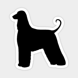 Afghan Hound Dog Breed Silhouette Magnet