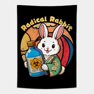 Chemistry Bunny rabbit Tapestry