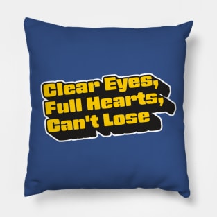 Clear Eyes, Full Hearts, Can't Lose Pillow