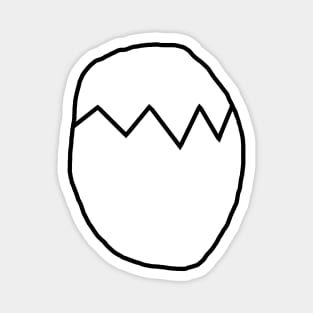 Minimal Easter Egg Magnet