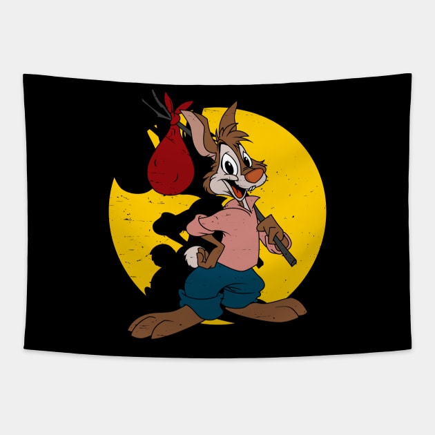distressed splash mountain brer rabbit Tapestry by small alley co