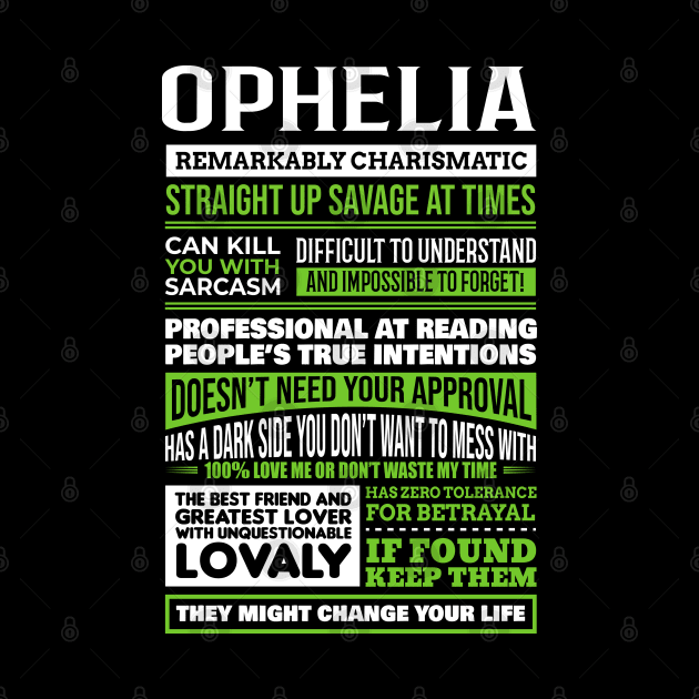 Ophelia by Ban Guns Not Books- Typography fullcolor