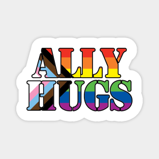 Ally Hugs Black Magnet