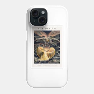 William Blake - The Red Dragon and the Woman Clothed with the Sun Phone Case