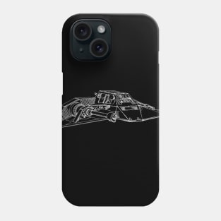 Spaceship Vintage Patent Drawing Funny Novelty Phone Case