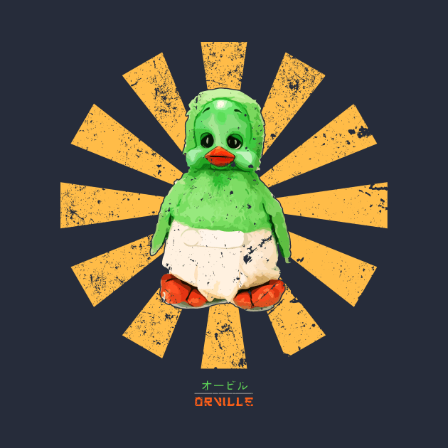 Orville The Duck Retro Japanese by Nova5