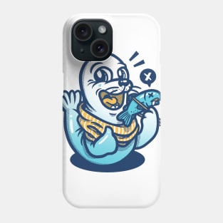 Seal and Raw Fish Colored Phone Case