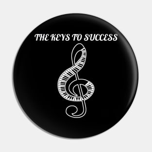 The piano keys to success Pin