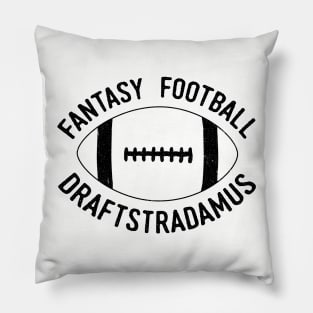 Draftstradamus Fantasy Football Funny Design Pillow