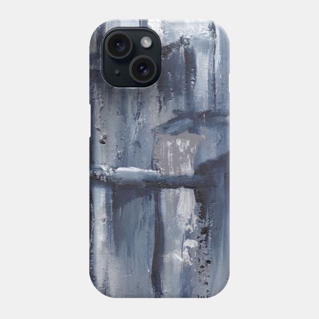 Grey abstract Phone Case by sukhpalgrewal