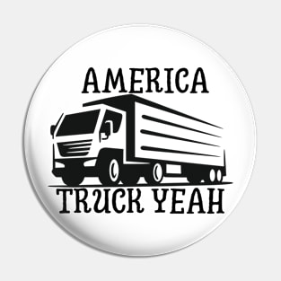 America Truck Pin