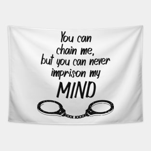 Gandhi Quote Freedom Chains Spirit Inspiration Tapestry