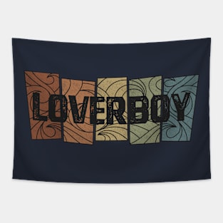 Loverboy Retro Pattern Tapestry