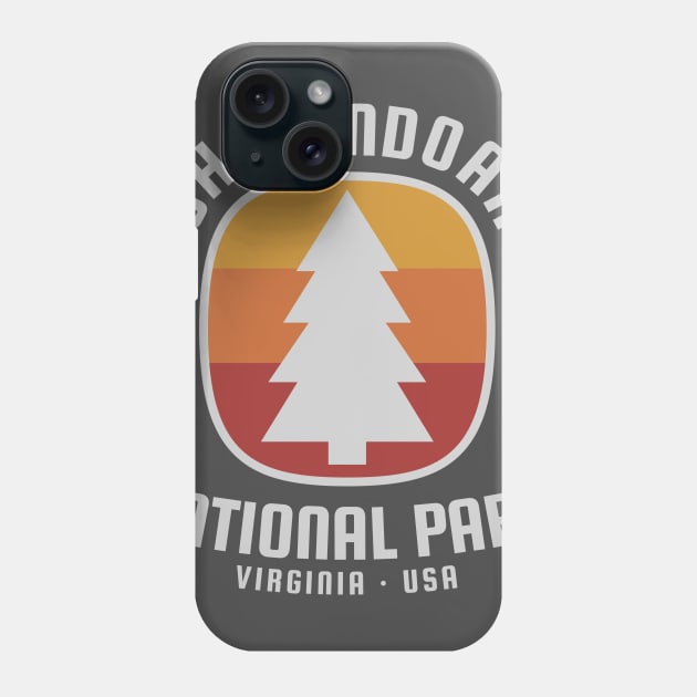 Shenandoah National Park Retro Phone Case by roamfree