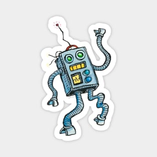 Boogie Down Bot the Dancing Robot Magnet