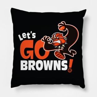 Let’s Go Browns Pillow