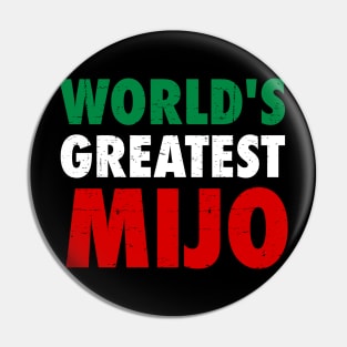 World's greatest mijo - Color design Pin